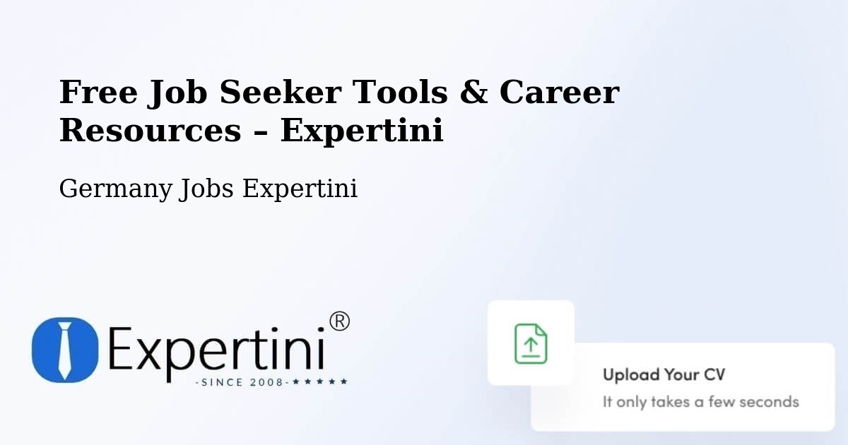 Free Job Seeker Tools & Career Resources – Ahrensburg - Ahrensburg, Germany Jobs Expertini